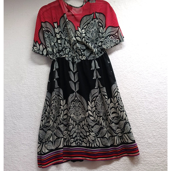 MOSSIMO Lined‎ DRESS WOMEN'S Medium SHORT SLEEVES - Picture 2 of 10